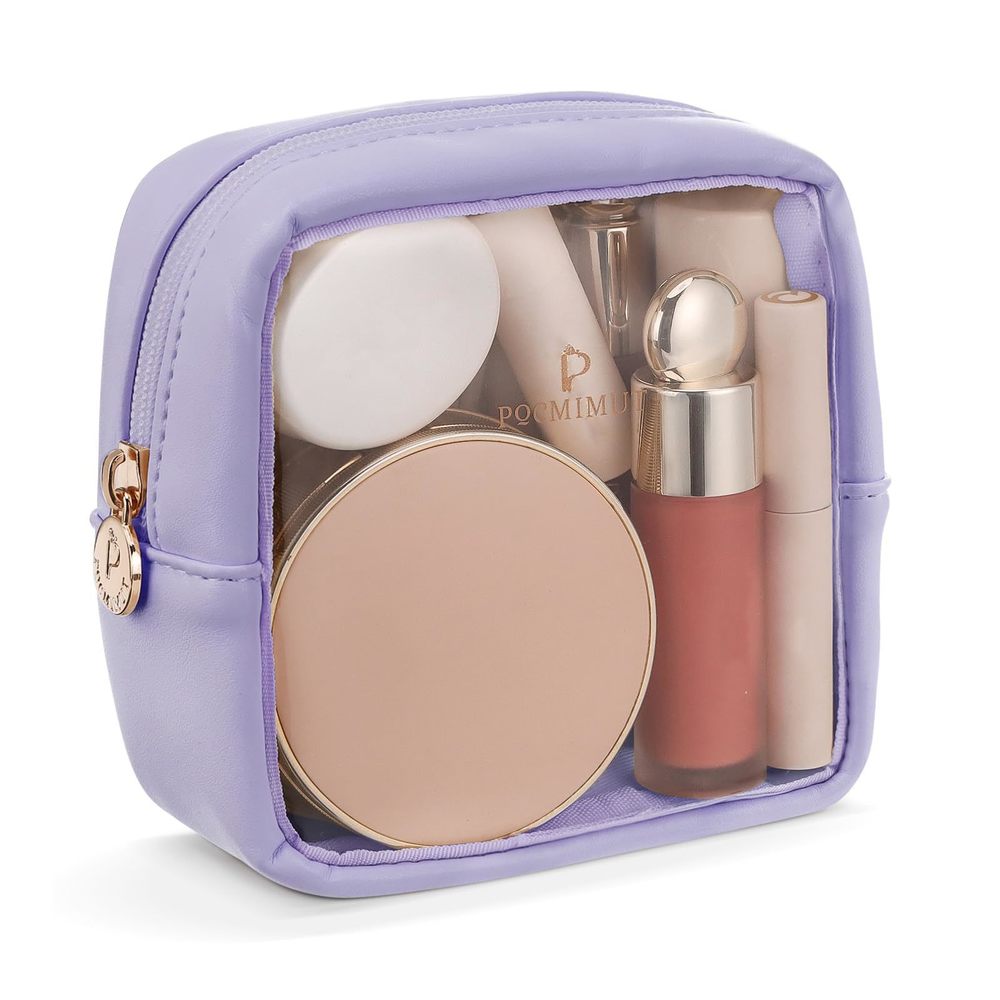 Makeup Bag,mini Makeup Bag Cute Pouch Purse Organizer Travel Essentials,clear😉